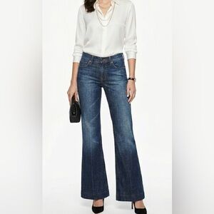 NEW 7 For All Mankind Blue Flare Jeans